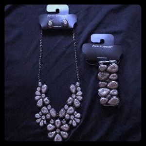 Necklaces & Bracelet & studded earrings